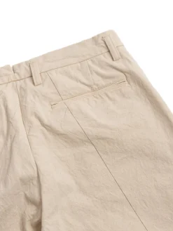 STRIPE CANVAS PANTS NATURAL | SEUVAS Flash Sale