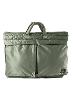 TANKER SHORT HELMET BAG (L) SAGE GREEN | Porter – Yoshida & Co Ltd Online