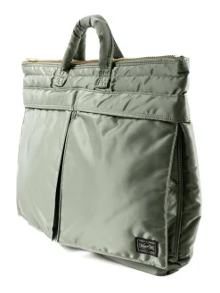 TANKER SHORT HELMET BAG (L) SAGE GREEN | Porter – Yoshida & Co Ltd Online