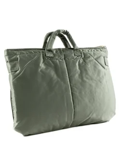 TANKER SHORT HELMET BAG (L) SAGE GREEN | Porter – Yoshida & Co Ltd Online