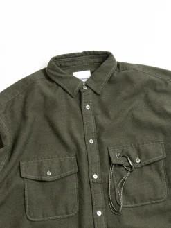 THERMONEL SHIRT KHAKI | and wander Shop