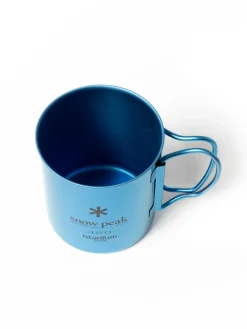 TITANIUM SINGLE WALL 450 MUG BLUE | Snow Peak Online