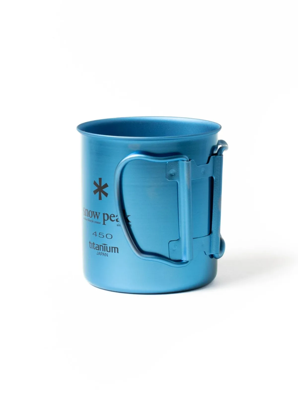 TITANIUM SINGLE WALL 450 MUG BLUE | Snow Peak Online