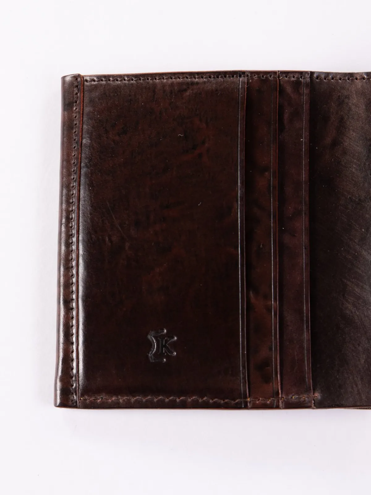 Tumbled Color 8 Horween Cordovan 3–3 Wallet | KREIS Cheap