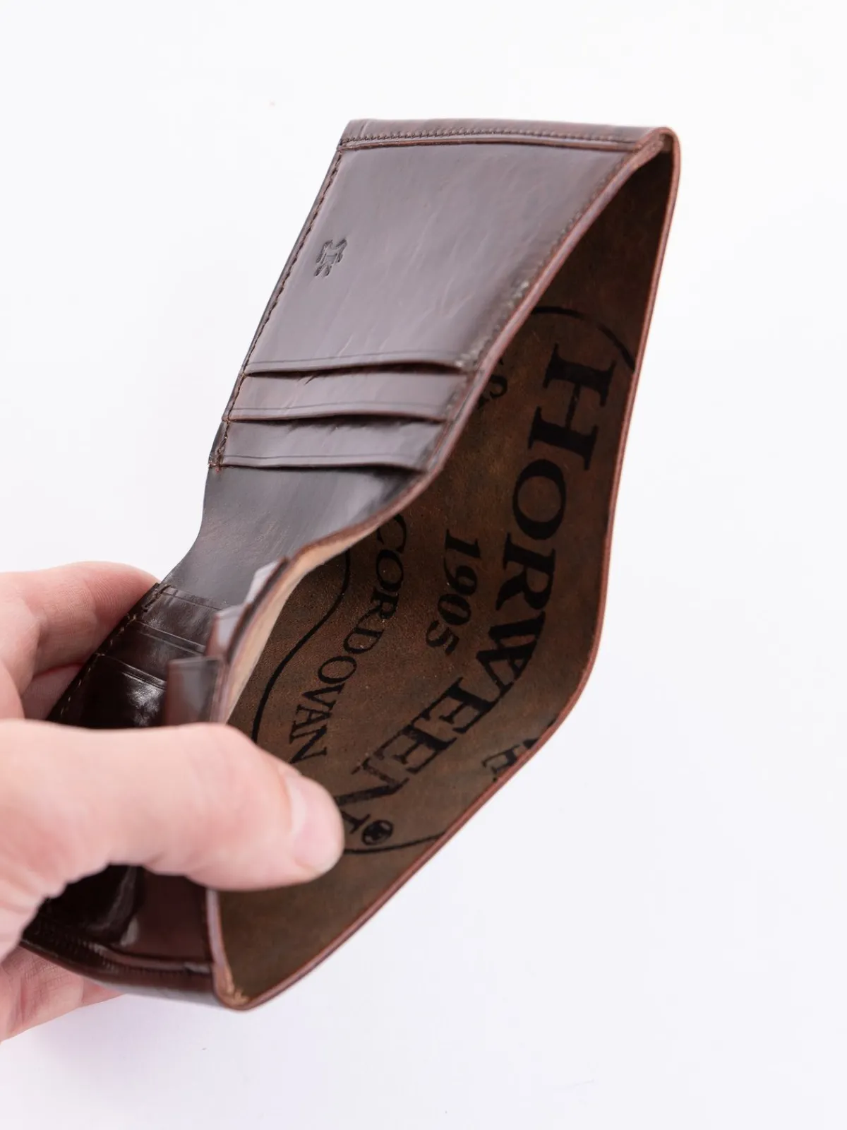Tumbled Color 8 Horween Cordovan 3–3 Wallet | KREIS Cheap
