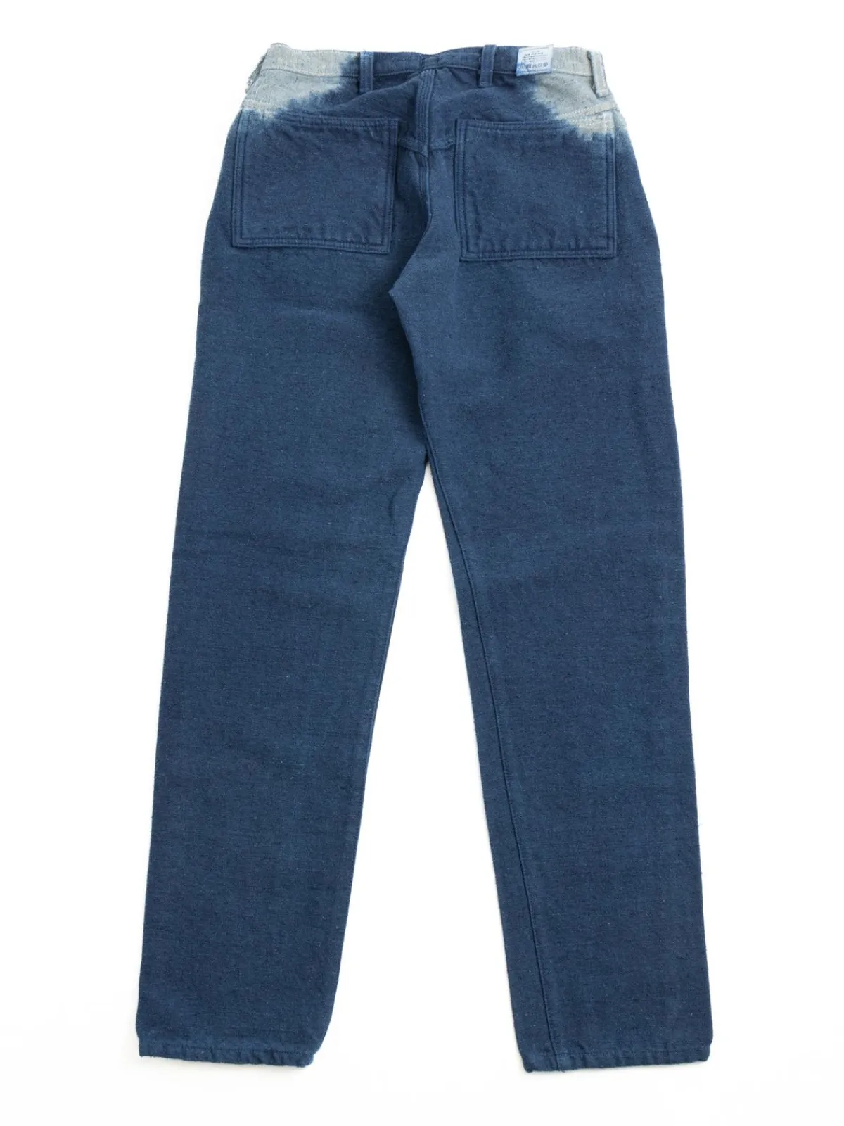 TYPE 130 TAPERED HEMP–WOOL–COTTON BULL DENIM ACHILLES’ HEEL INDIGO DYED | Tender Co Best
