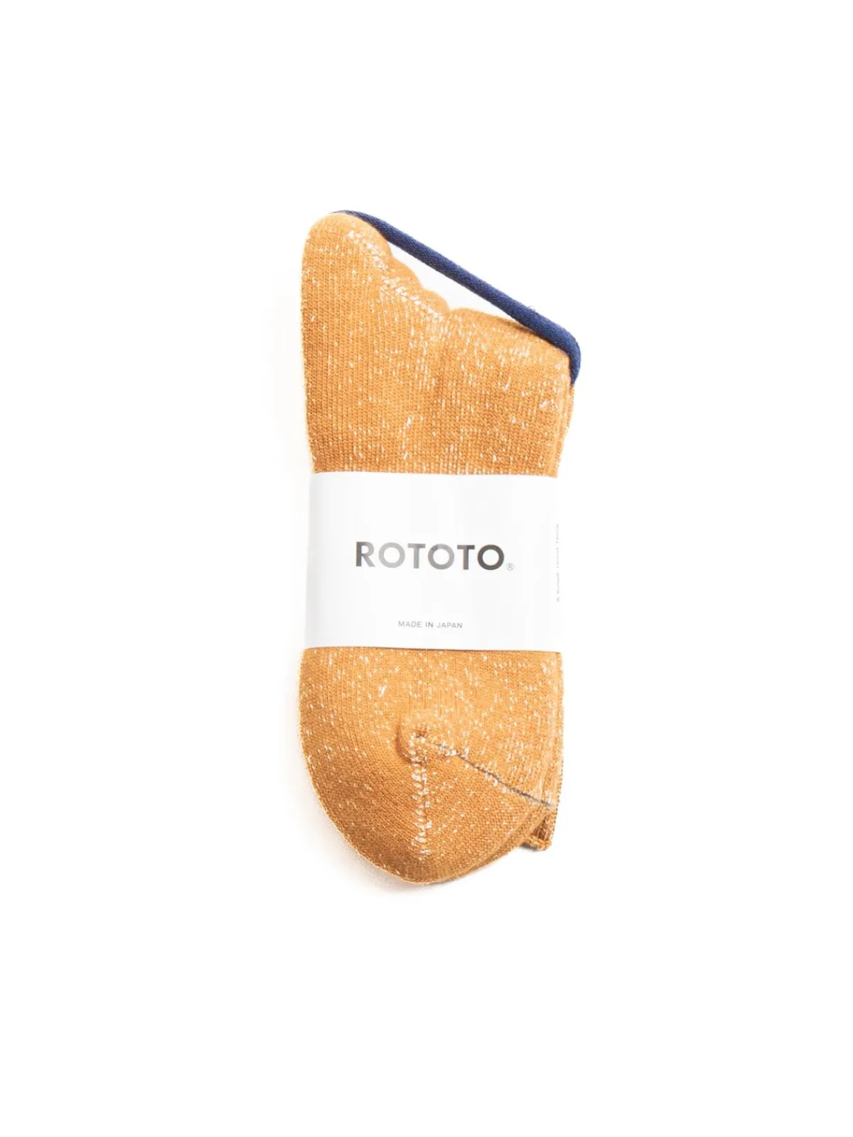 WASHI PILE CREW SOCKS D.YELLOW | RoToTo New