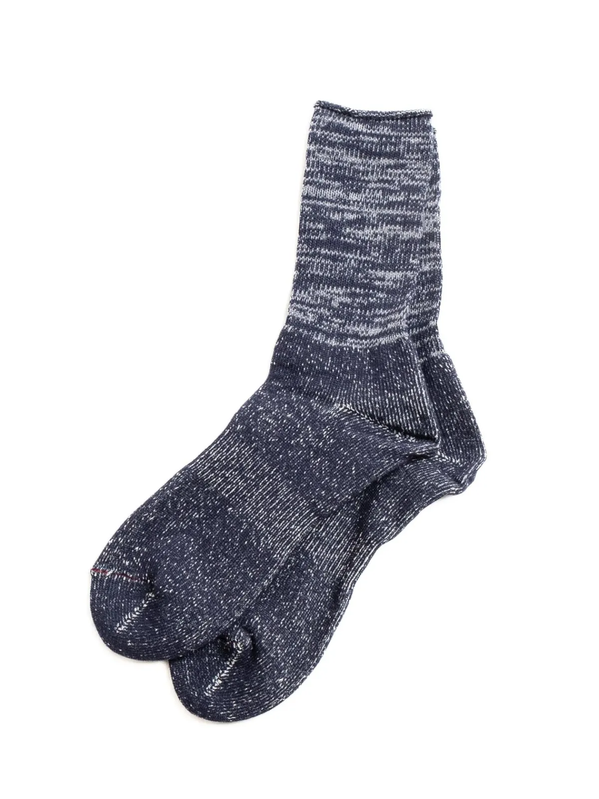 WASHI PILE CREW SOCKS NAVY | RoToTo Store