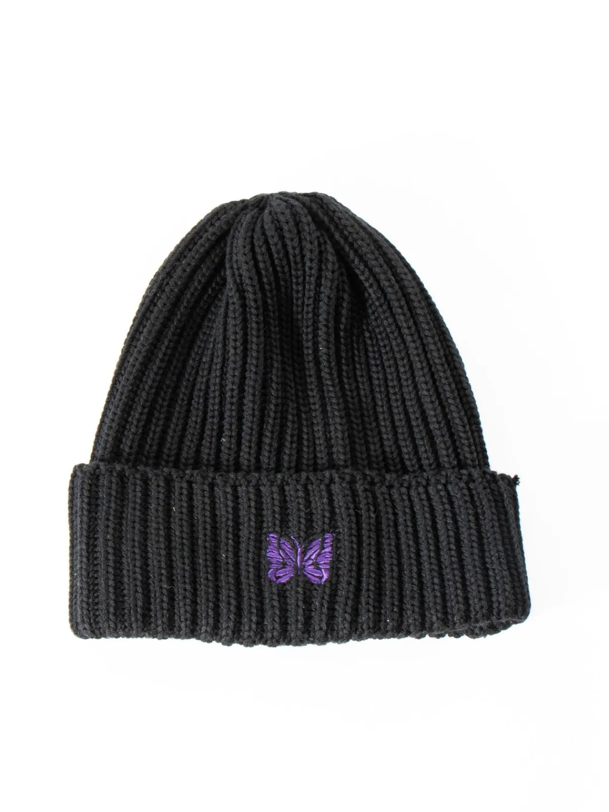 WATCH CAP MERINO WOOL BLACK | Needles Shop
