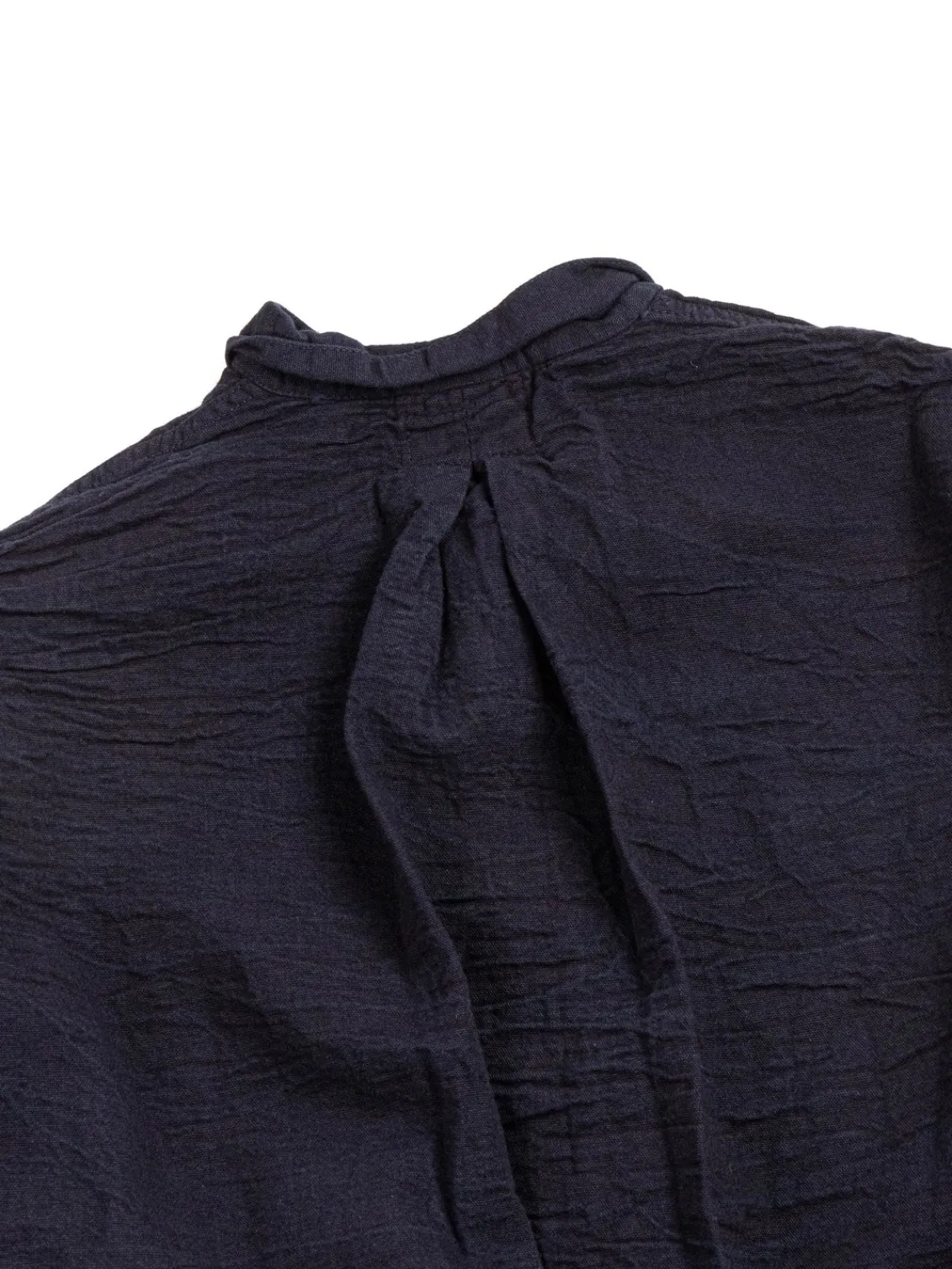 WEBBING FLY SHIRT INDIGO CHAMBRAY COTTON TOTE CLOTH HADAL BLUE | Tender Co Hot