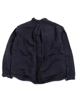 WEBBING FLY SHIRT INDIGO CHAMBRAY COTTON TOTE CLOTH HADAL BLUE | Tender Co Hot