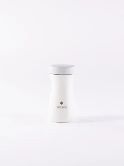 White TSUZUMI 350 Stainless Vacuum Bottle | Snow Peak Hot