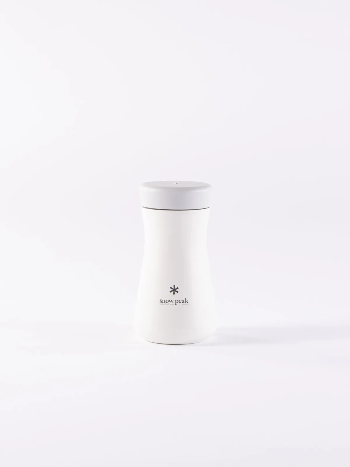White TSUZUMI 350 Stainless Vacuum Bottle | Snow Peak Hot
