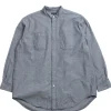 WING COLLAR SHIRT INDIGO COTTON CHAMBRAY | Engineered Garments New
