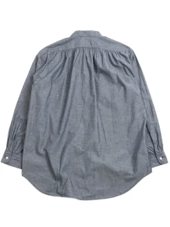 WING COLLAR SHIRT INDIGO COTTON CHAMBRAY | Engineered Garments New