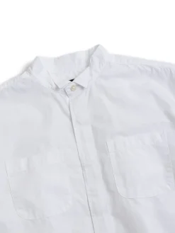 WING COLLAR SHIRT 2&ndash;PLY BROADCLOTH WHITE | Engineered Garments Outlet