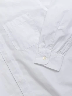 WING COLLAR SHIRT 2–PLY BROADCLOTH WHITE | Engineered Garments Outlet
