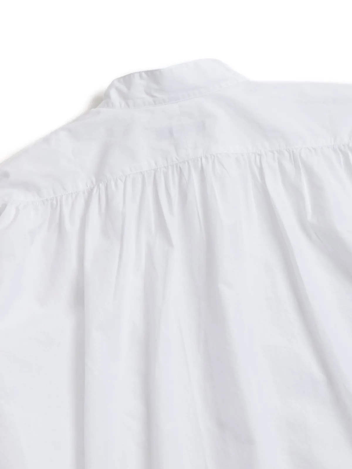 WING COLLAR SHIRT 2–PLY BROADCLOTH WHITE | Engineered Garments Outlet