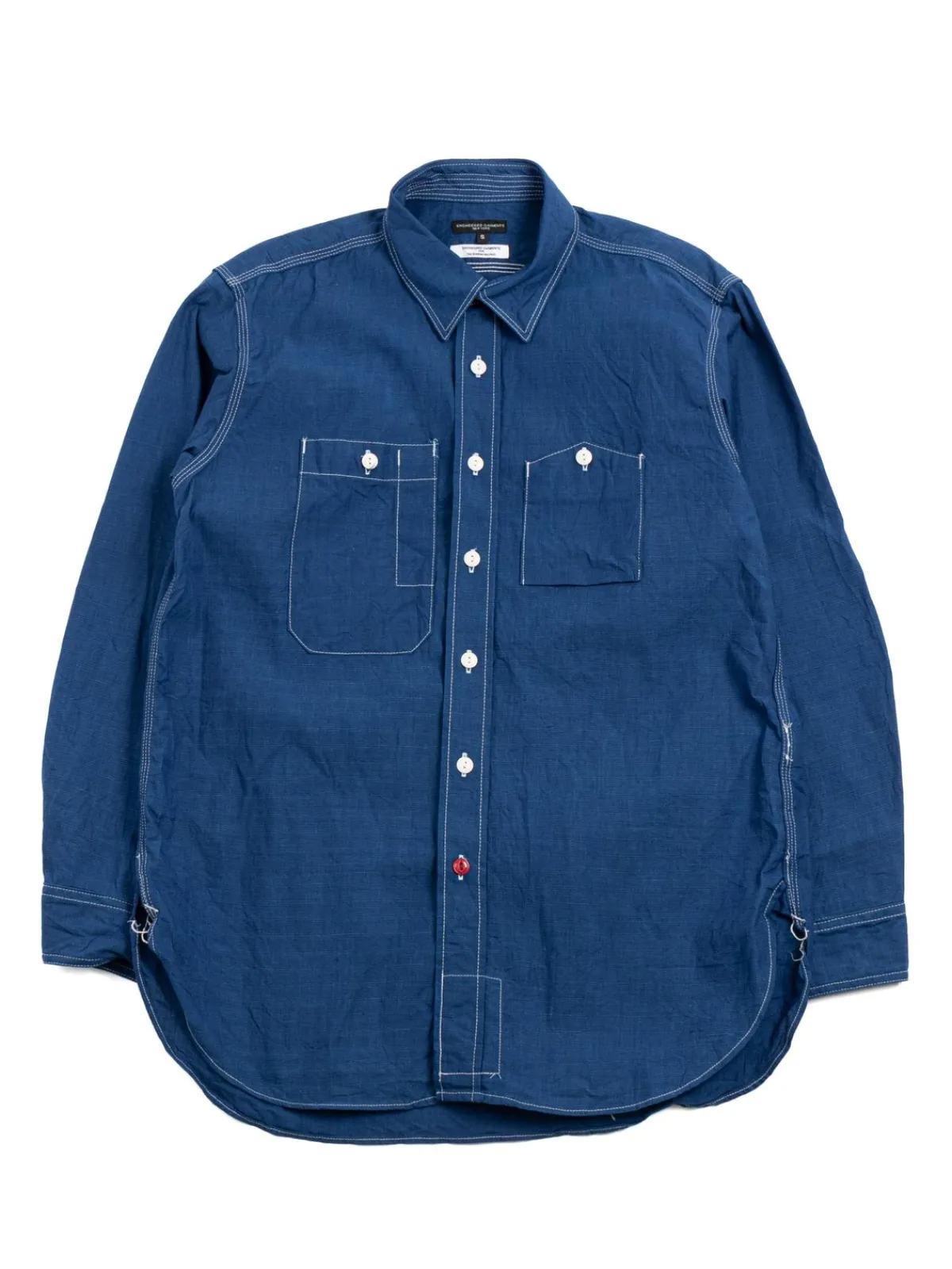 WORK SHIRT BLUE INDIGO (TBB EXCLUSIVE) | Engineered Garments For The Bureau Clearance
