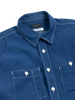 WORK SHIRT BLUE INDIGO (TBB EXCLUSIVE) | Engineered Garments For The Bureau Clearance
