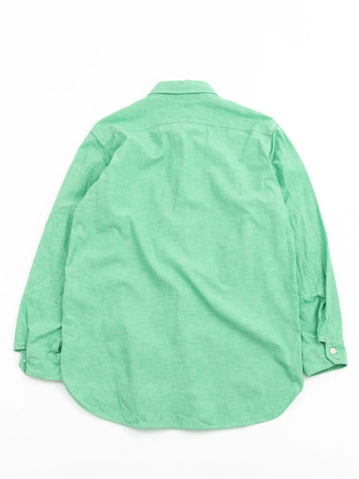 WORK SHIRT GREEN CHAMBRAY JAPANESE NARROW LOOM (TBB EXCLUSIVE) | Engineered Garments For The Bureau New