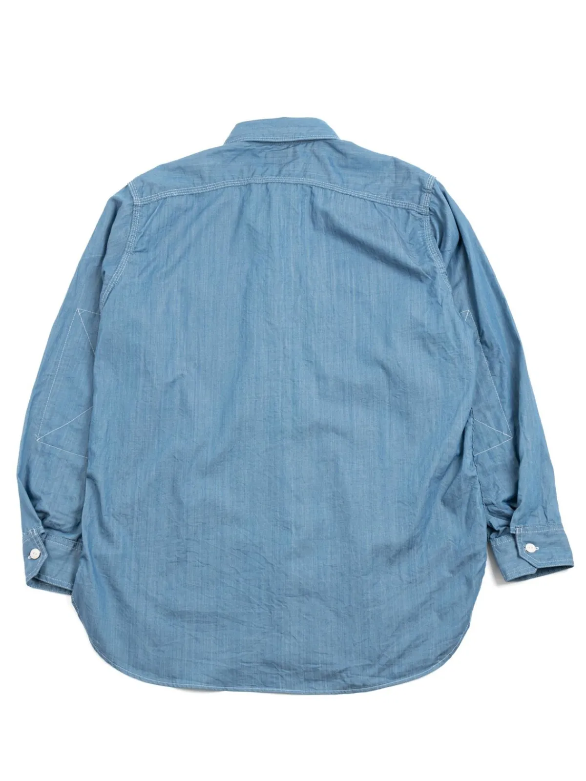 WORK SHIRT LT BLUE JAPANESE DENIM TBB EXCLUSIVE | Engineered Garments For The Bureau Best