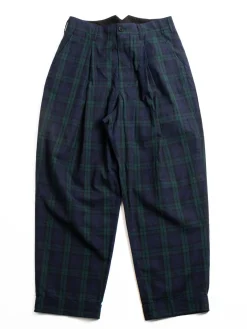 WP PANT BLACKWATCH COTTON LINEN | Engineered Garments Online
